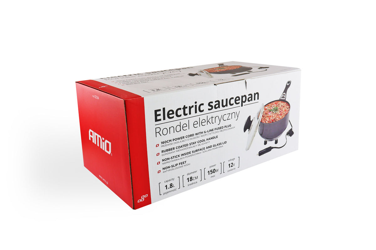 Sähkökasari kannella autoon 18cm x 8cm 150 W 12 V