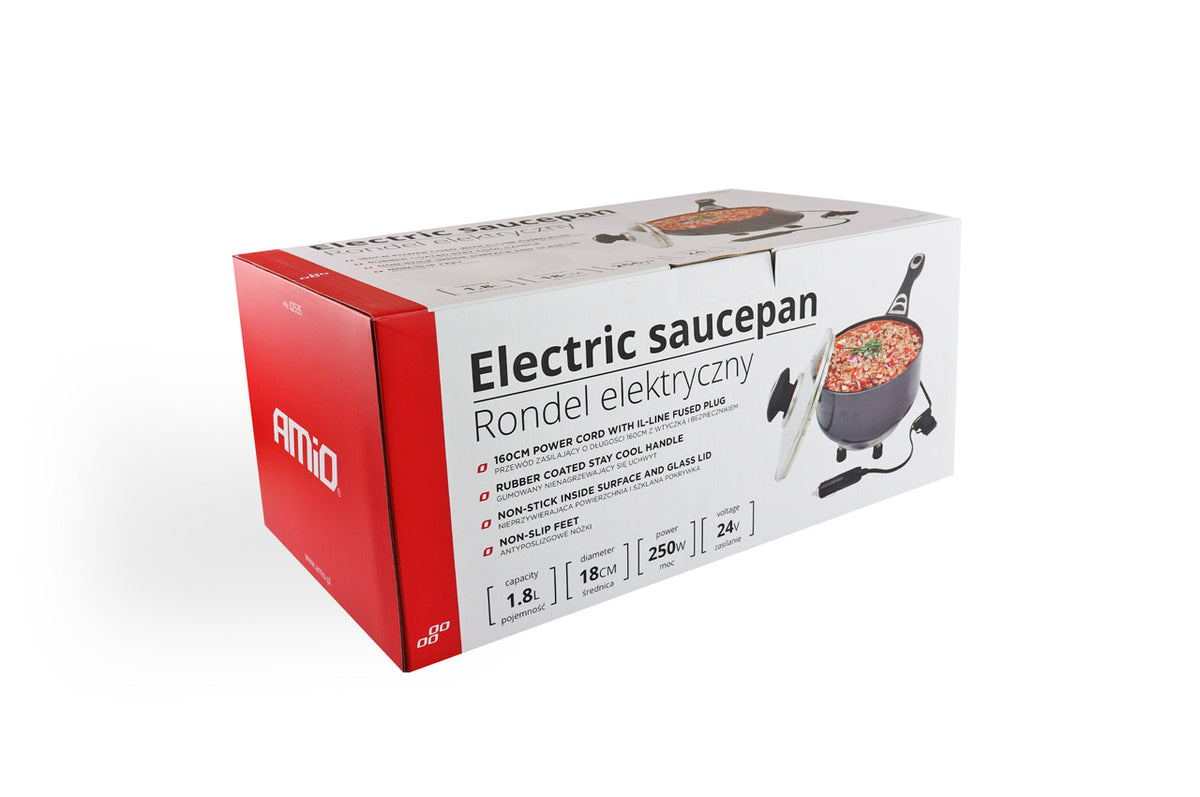 Sähkökasari kannella autoon 18cm x 8cm 250W 24V