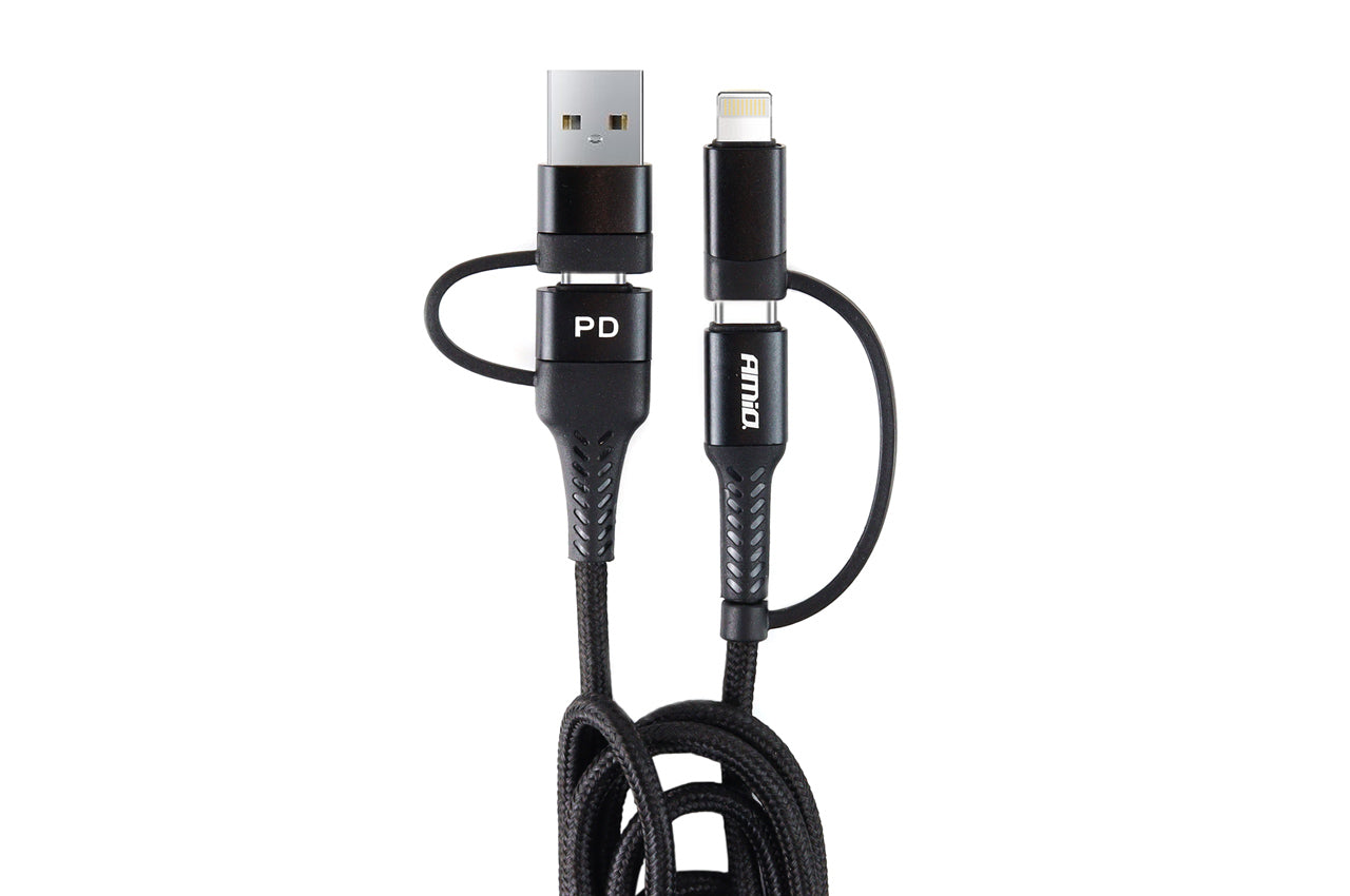 Multikabel USB C-USB C iOs USB A FullLINK Telefon UC-15