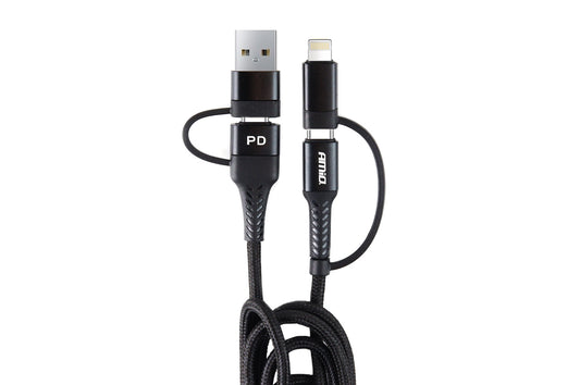 Multikabel USB C-USB C iOs USB A FullLINK Telefon UC-15
