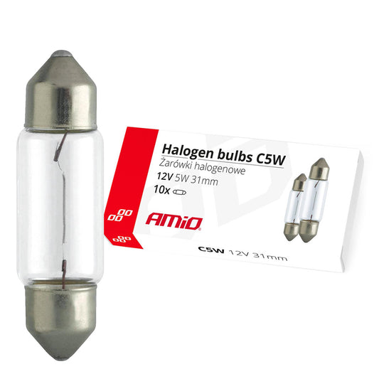 Halogeenipolttimo C5W-Feston 31 mm 12 V 10 kpl