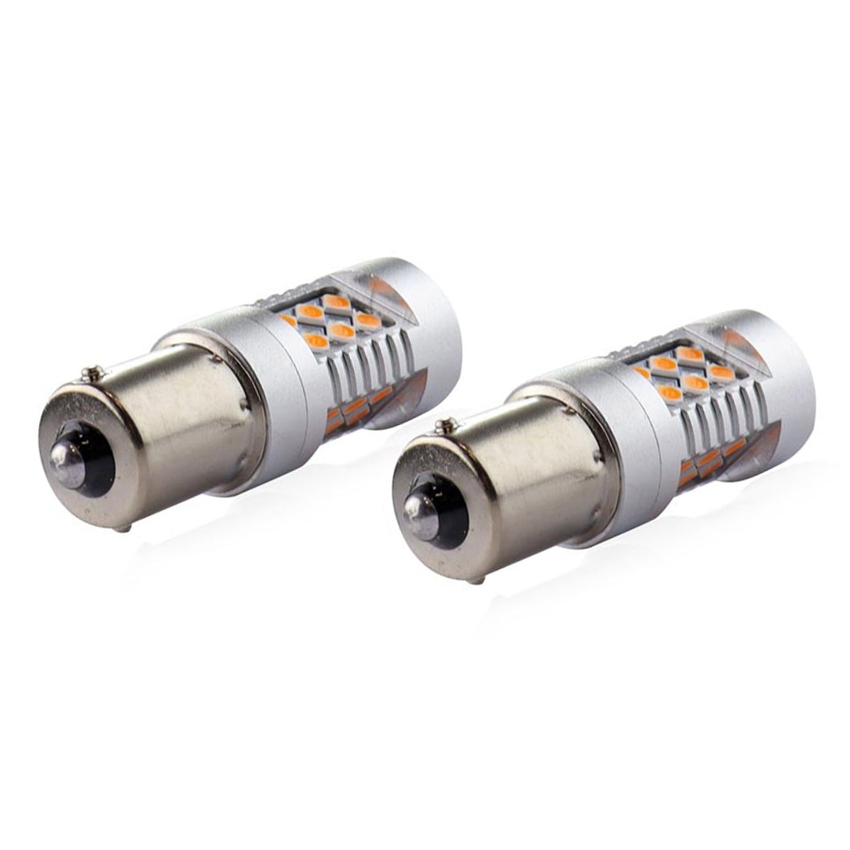 LED CANBUS 3030 24SMD 1156 BAU15S PY21W oranssi 12V/24V