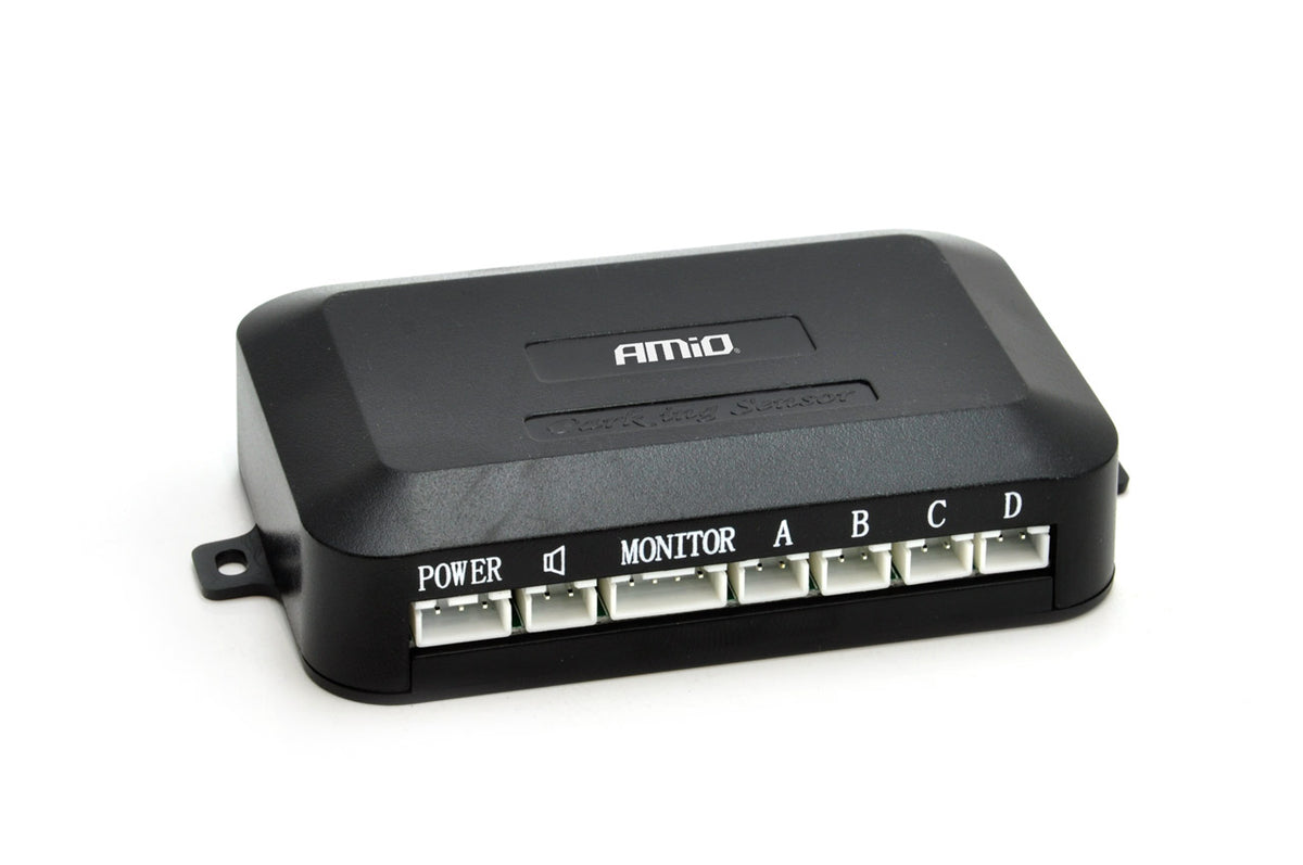 Pysäköintiavustin TFT01 4,3" HD-501-IR kameralla ja 4 anturilla musta