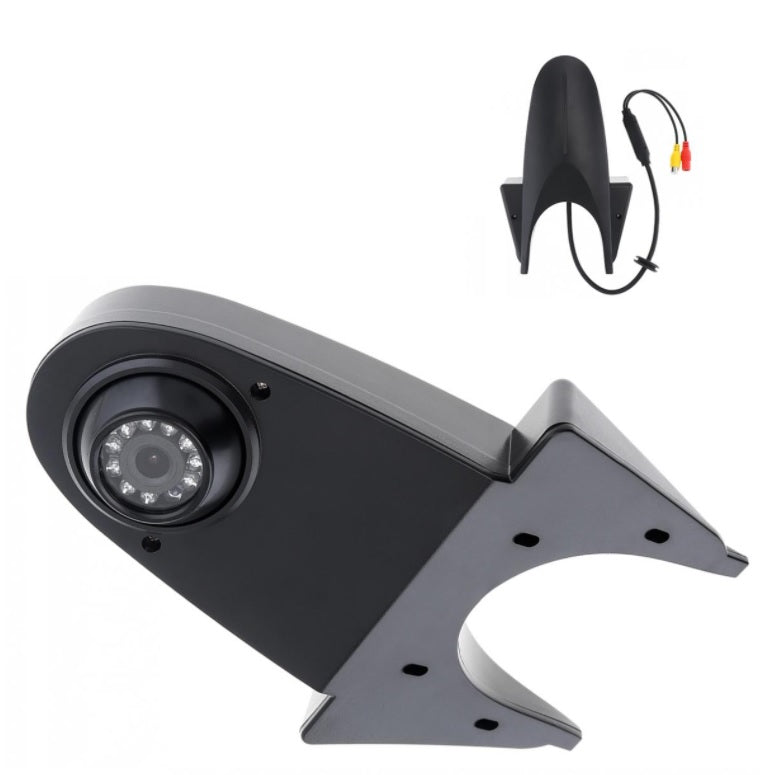 Pysäköintiavustin TFT02 4,3" HD-502-IR kameralla ja 4 anturilla hopea