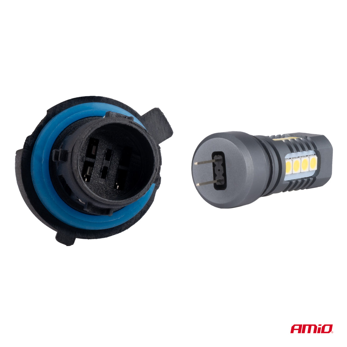 LED-polttimo CANBUS 3030 18SMD HP24W valkoinen 12V/24V