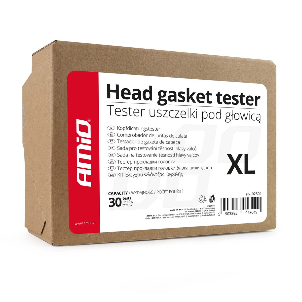 Sylinterinkannen tiivistevuototesteri XL 60ml