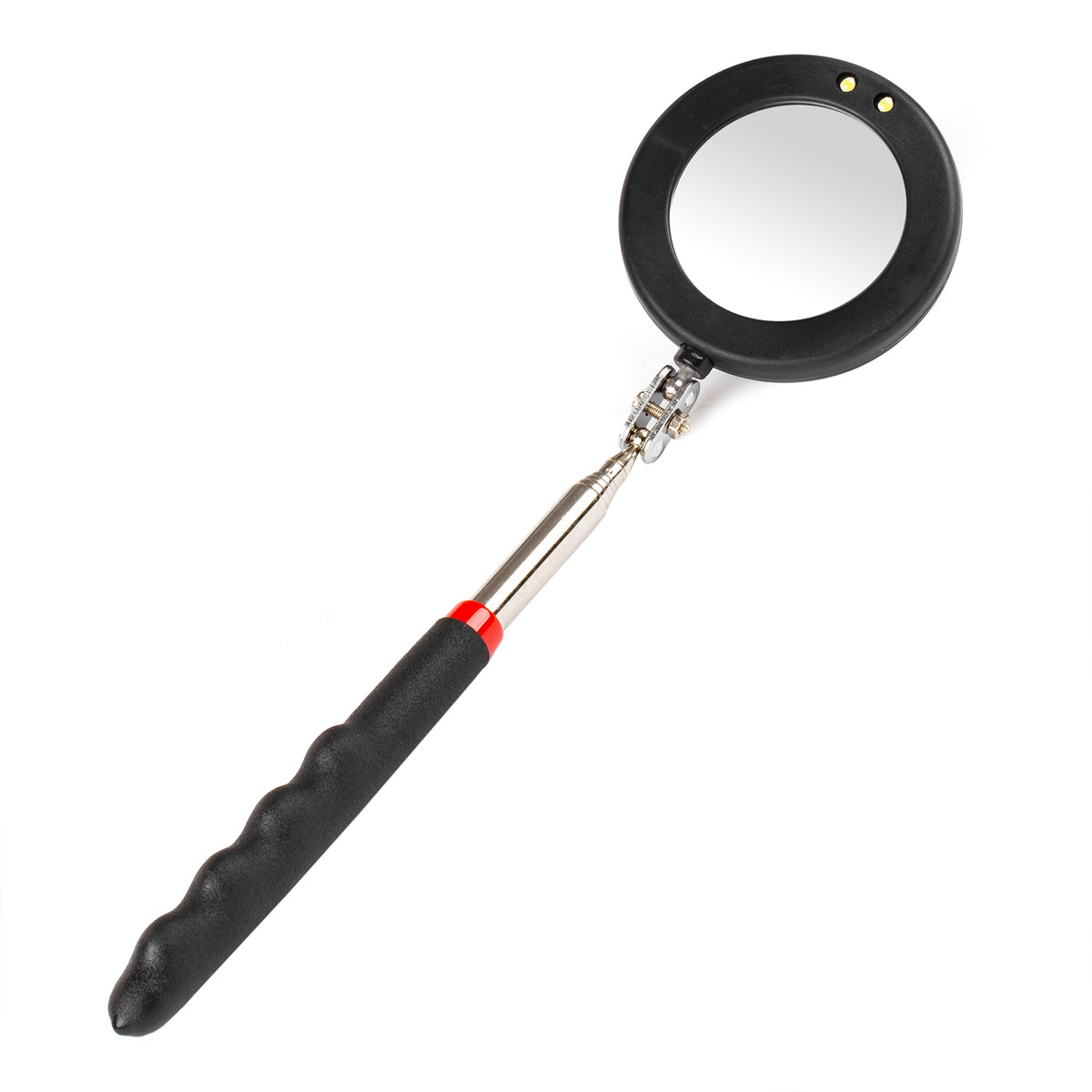 Teleskooppinen tarkastuspeili LED-valolla
