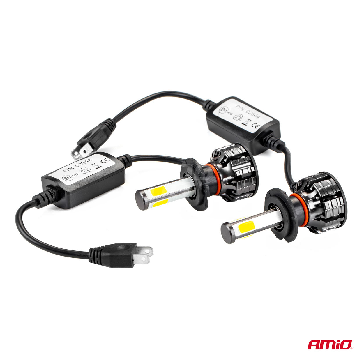 LED-ajovalot H7 Cob 4side -Sarja Amio