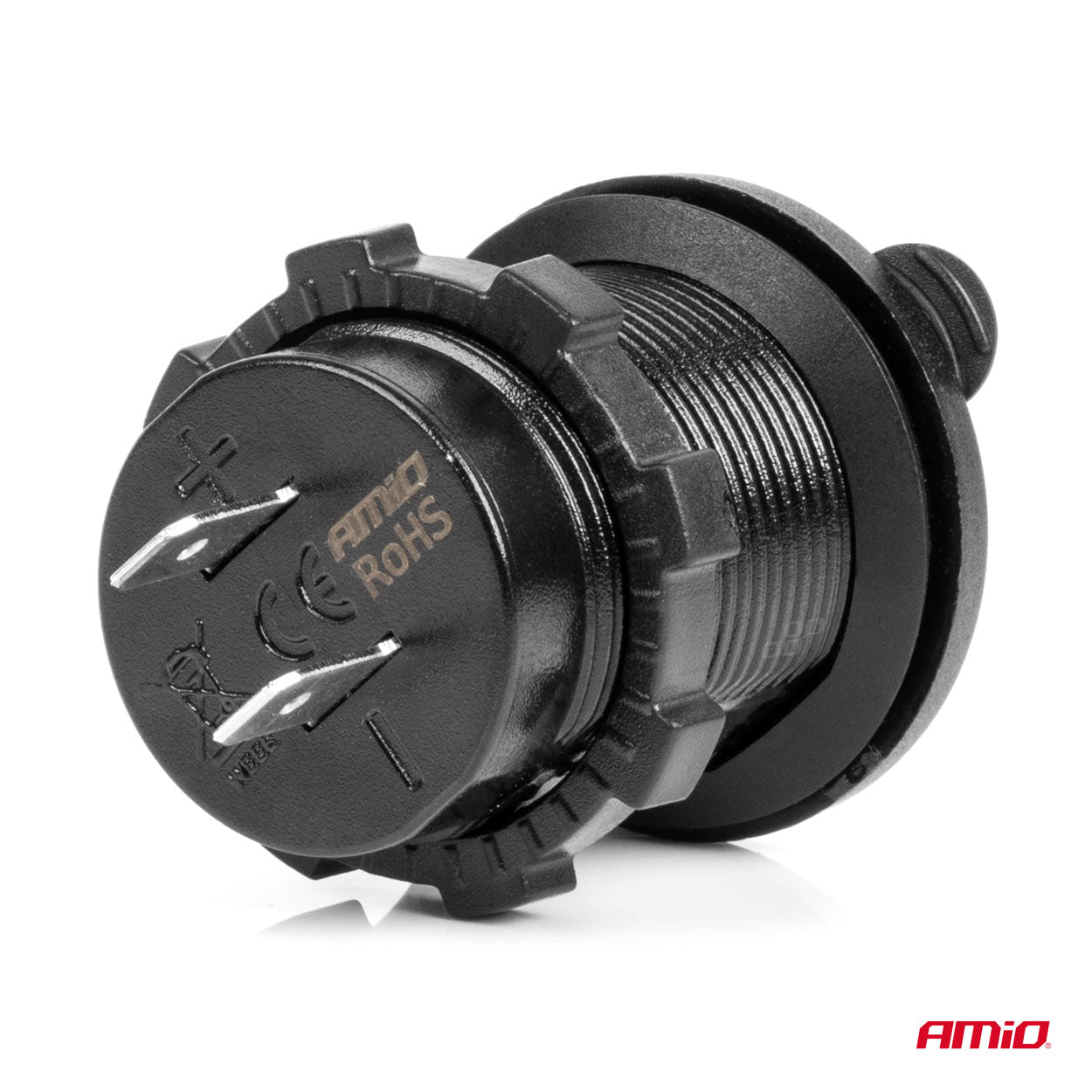 Vesitiivis puhelinlaturi 2xUSB 12/24V MOD-03