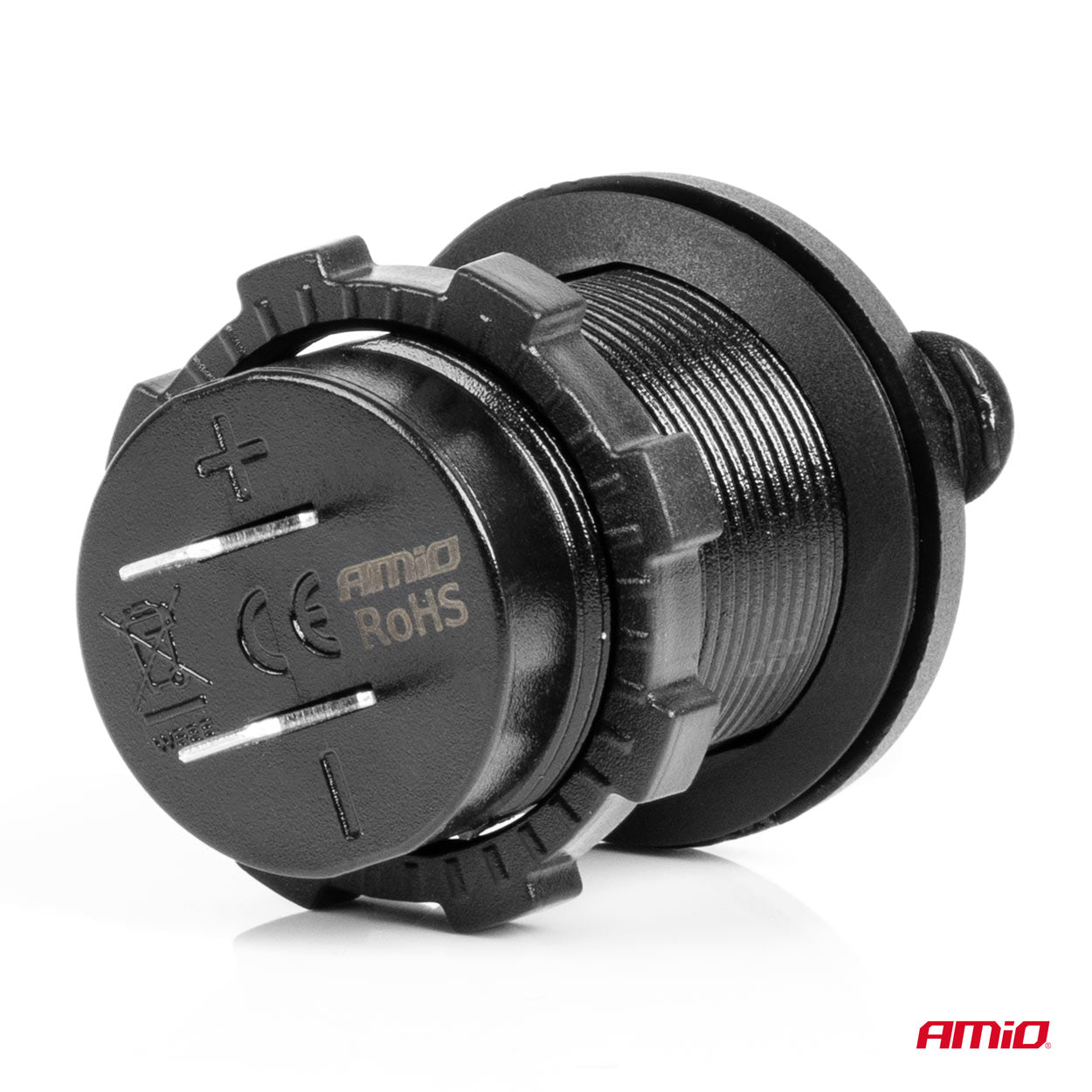 Vesitiivis puhelinlaturi 2xUSB 12/24V MOD-04