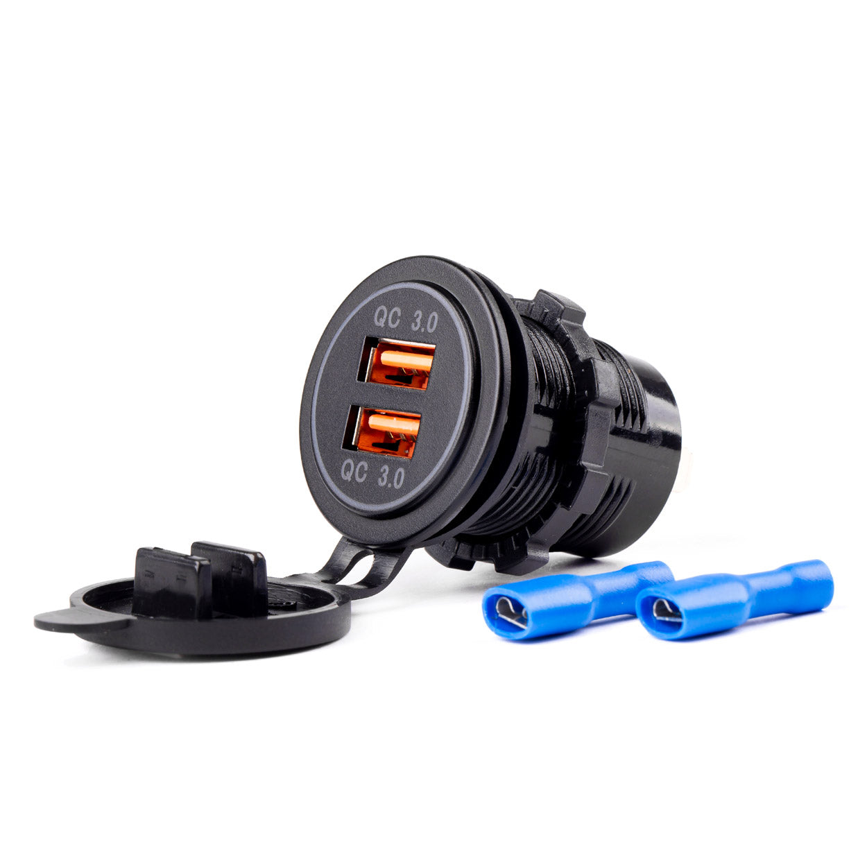Vesitiivis laturi 2xUSB 12/24V MOD-05