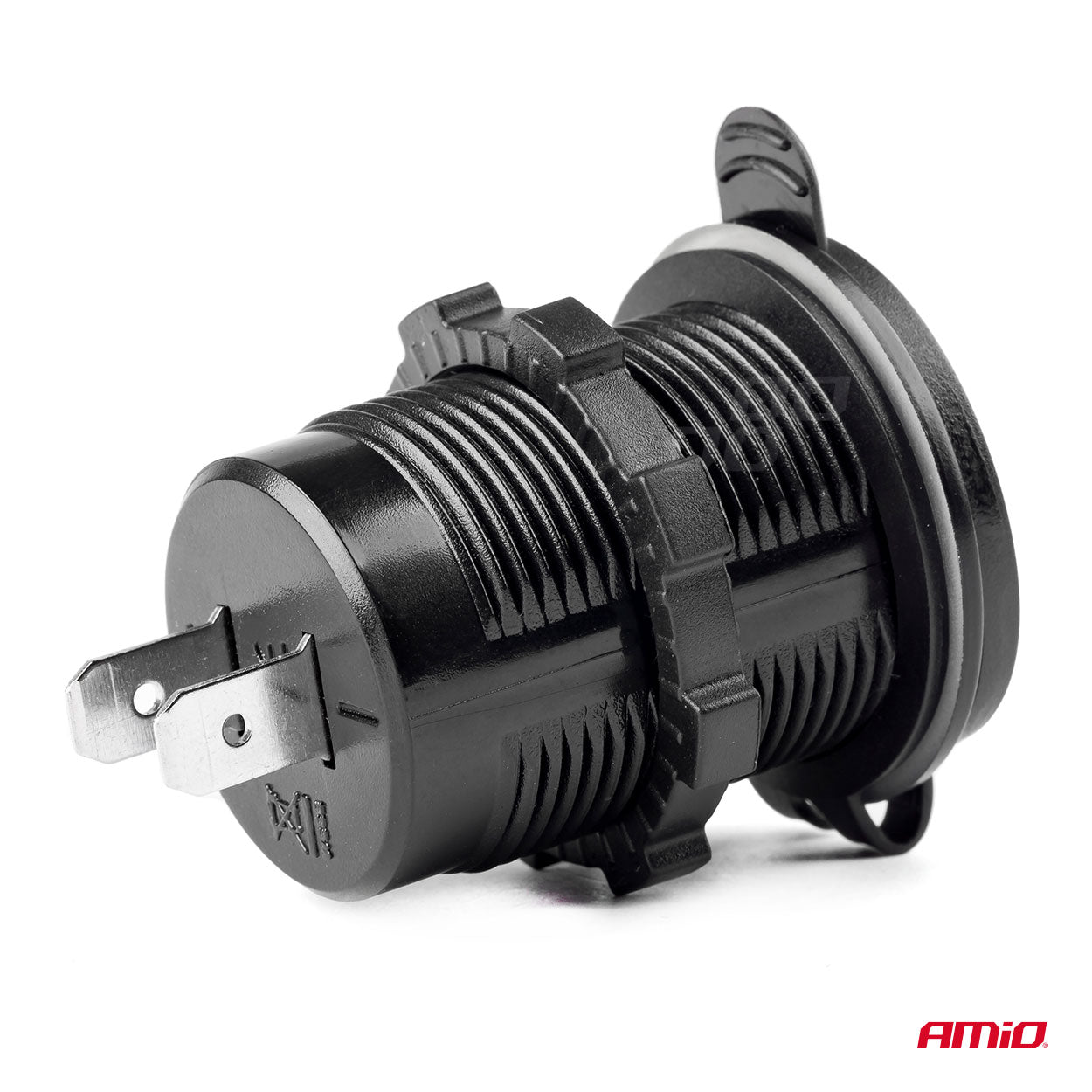 Vesitiivis puhelinlaturi USB+USB-C 12/24V MOD-08