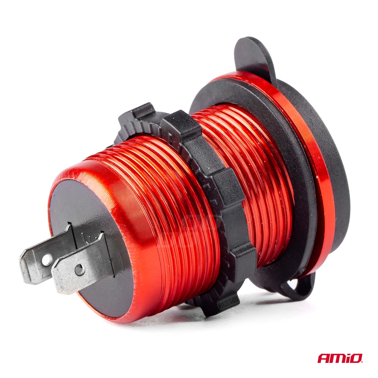 Vesitiivis puhelinlaturi 2xUSB 12/24 V MOD-10