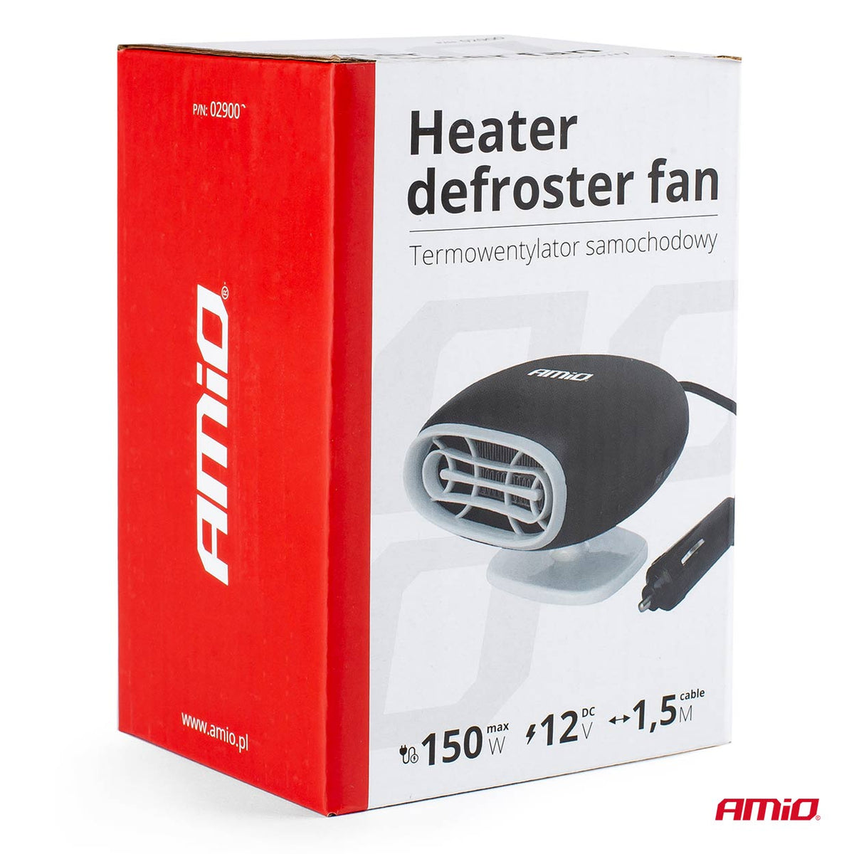 Lämmitinpuhallin autoon 12 V 150 W