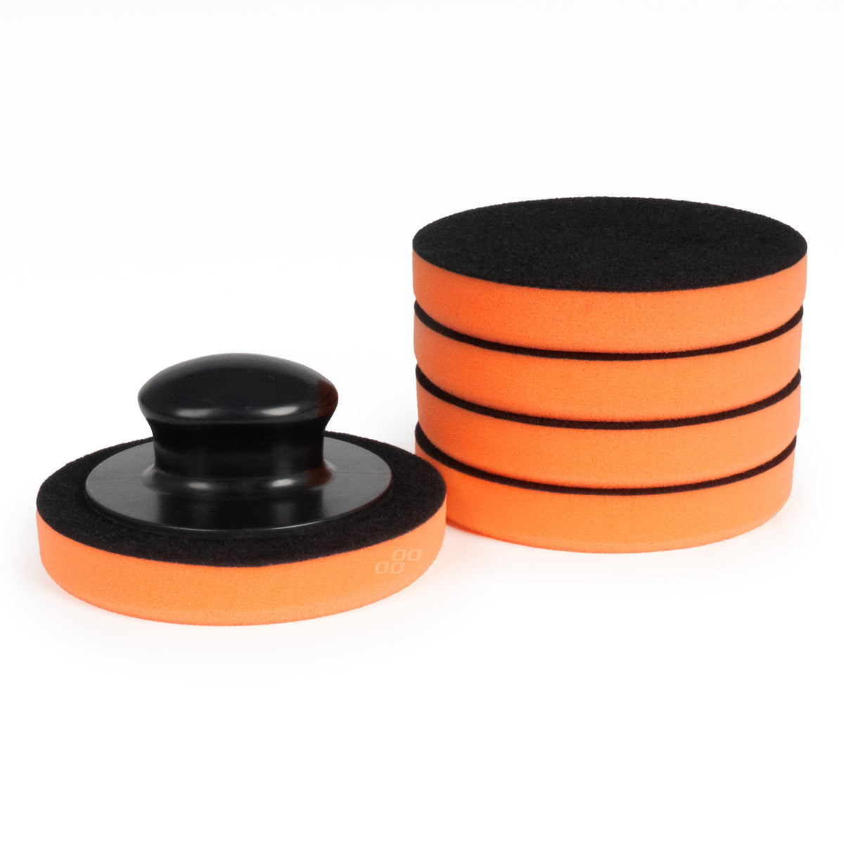 Vahaspesusienisetti kahvalla 10cm, 5 kpl AMIO-02903