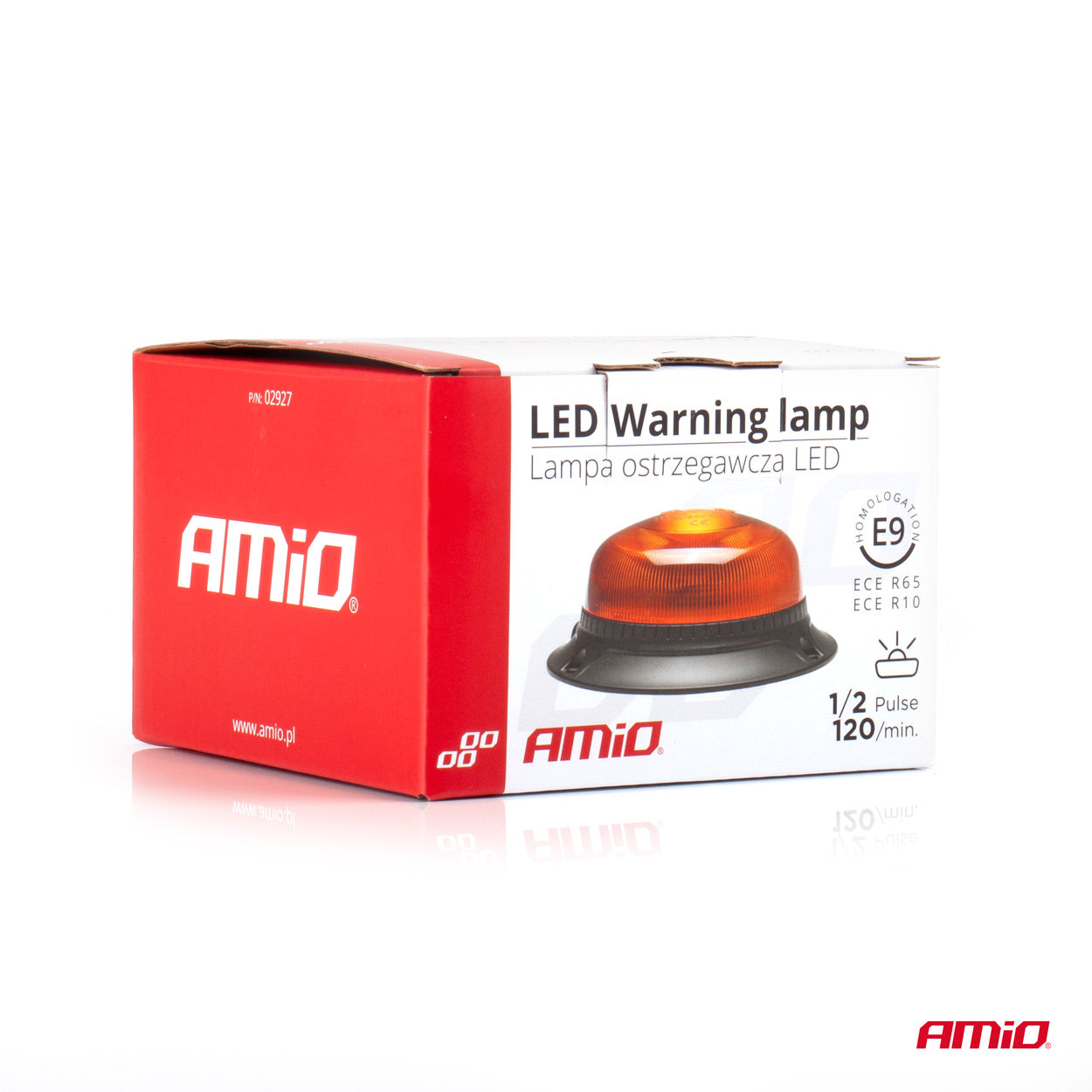LED-varoitusvalo R65 R10 12V 24V W213bl AMIO-02927