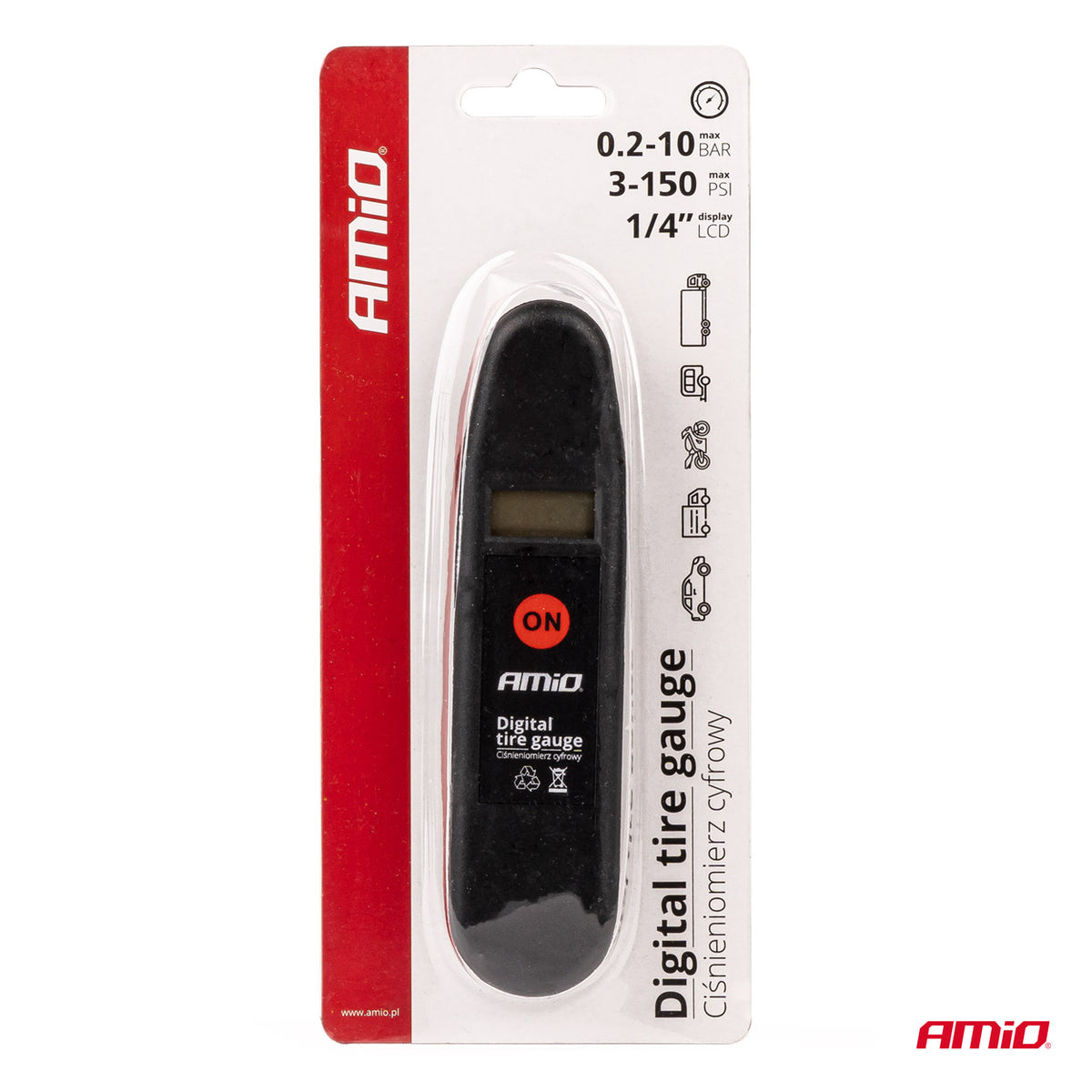 Painemittari 10 bar, 3-150 PSI