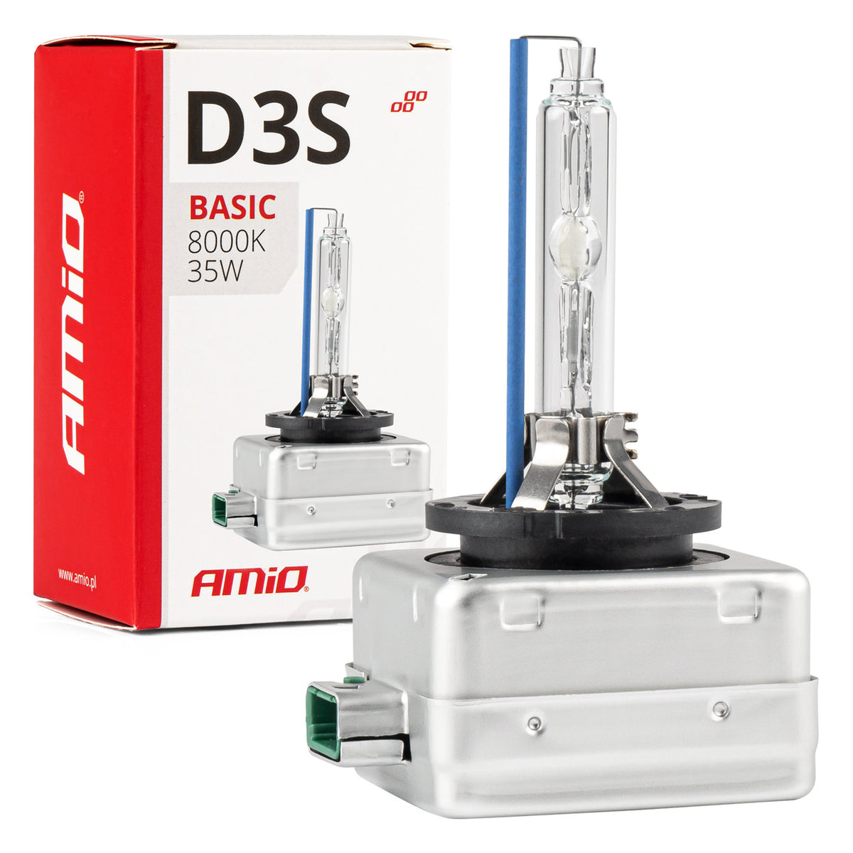 Xenon-polttimo D3S 35 W 8000K AMiO BASIC