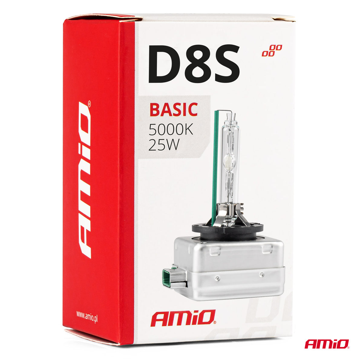 Xenon-polttimo D8S 35 W 5000K AMiO BASIC