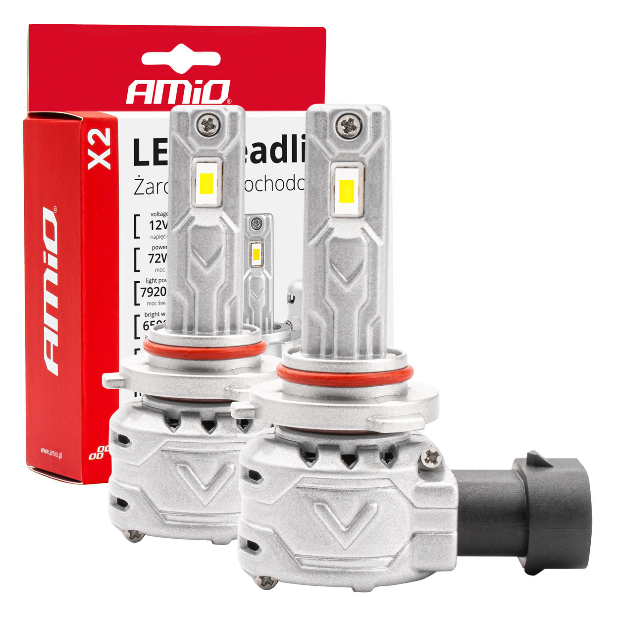 LED-ajovalaisin HB4 9006 X2 -sarja AMiO