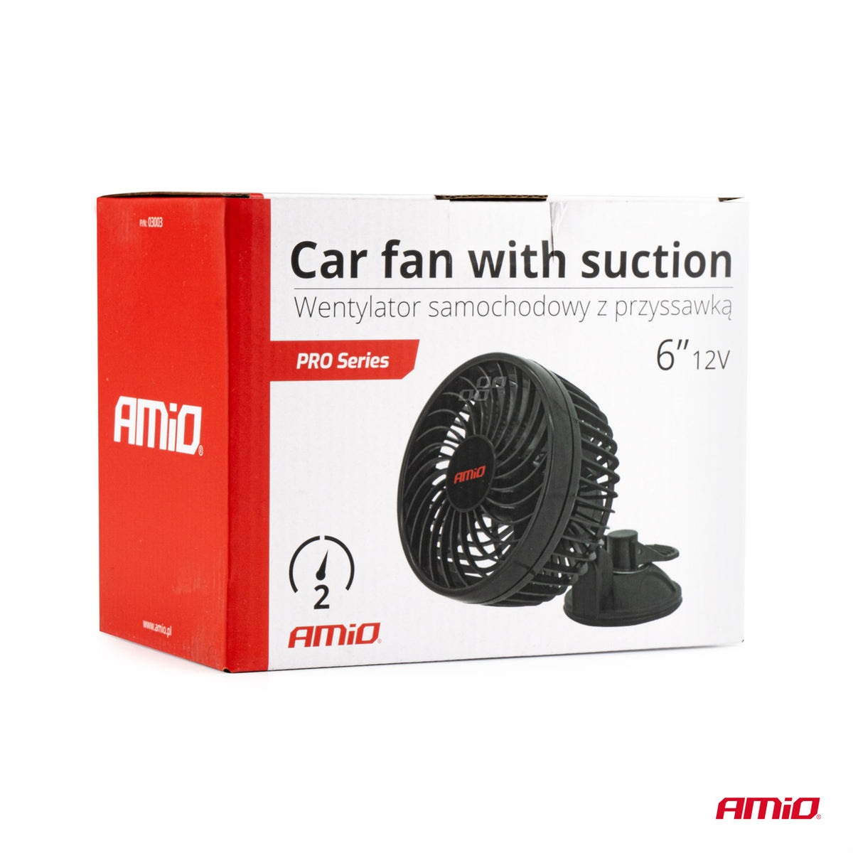 Auton tuuletin imulla 6" 12 V