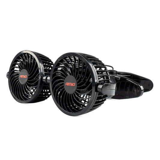 Auton tuuletin klipsikiinnityksellä 2x4" 12 V