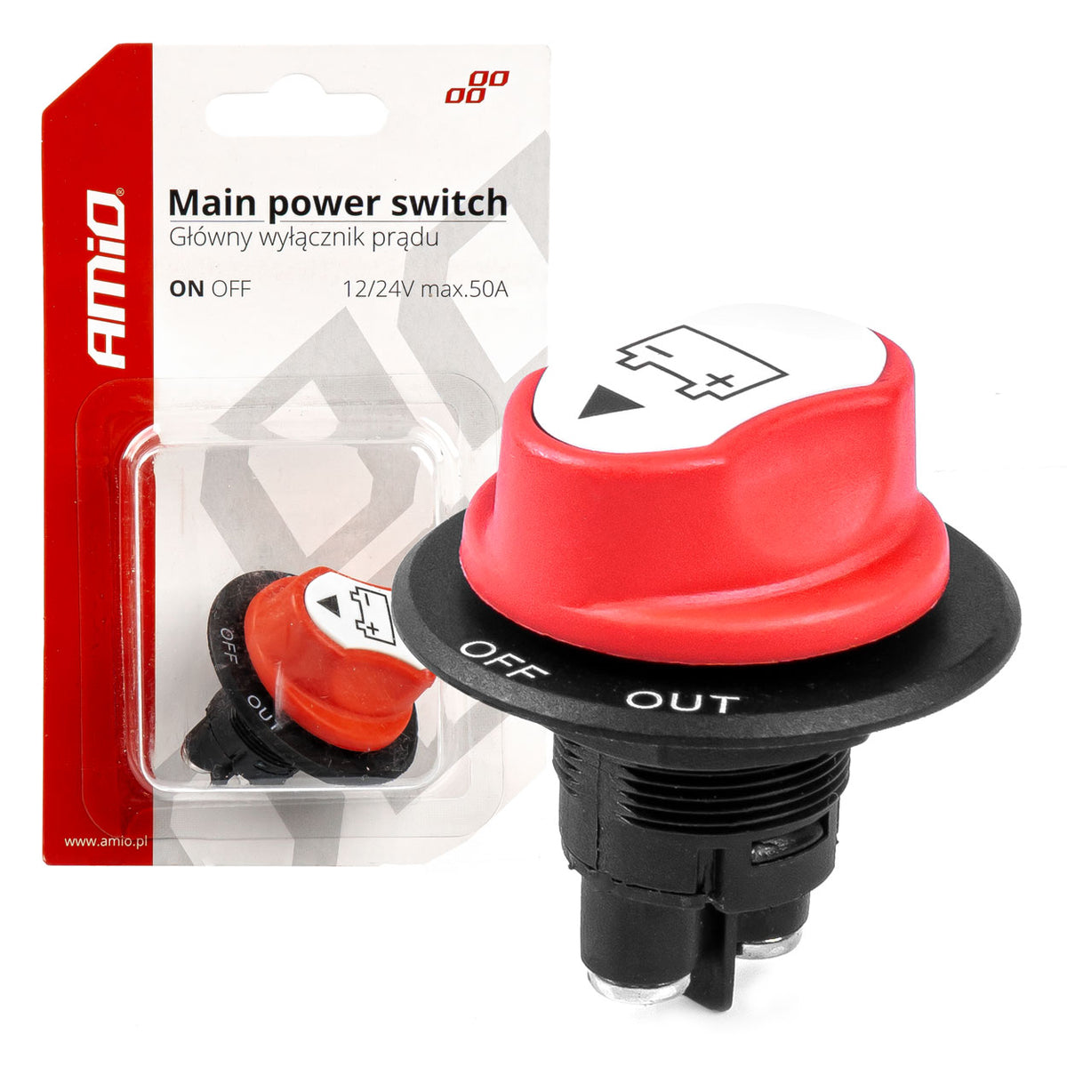Pääkatkaisija 12/24V max. 50A