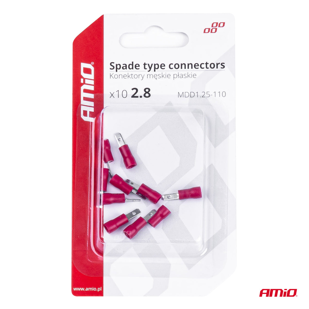 Lattaliitinuros 3,8 mm 0,5-1,5 mm² 10 A 10 kpl