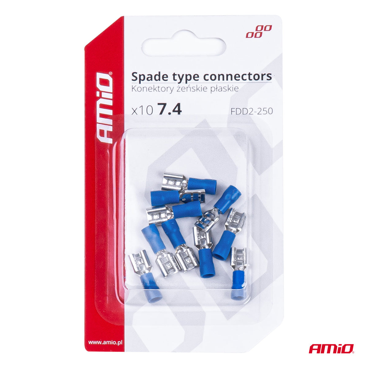 Lattaliitinnaaras 7,4 mm 1,5-2,5 mm² 15A 10 kpl