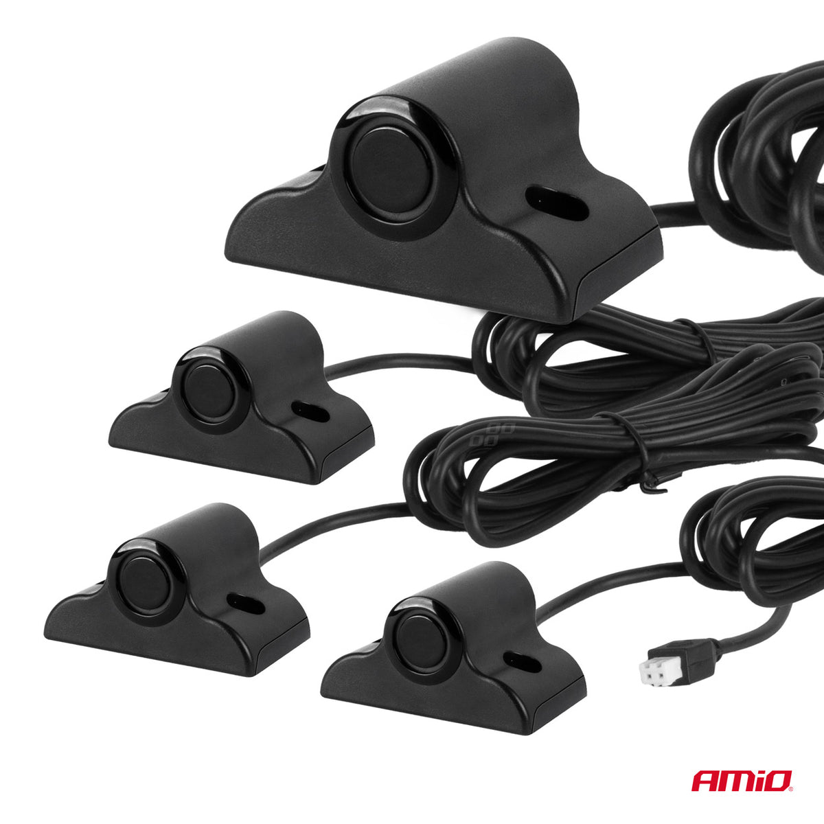 Pysäköintitutka LED-GRAF 3D 4 anturia musta kuorma-auto 19mm