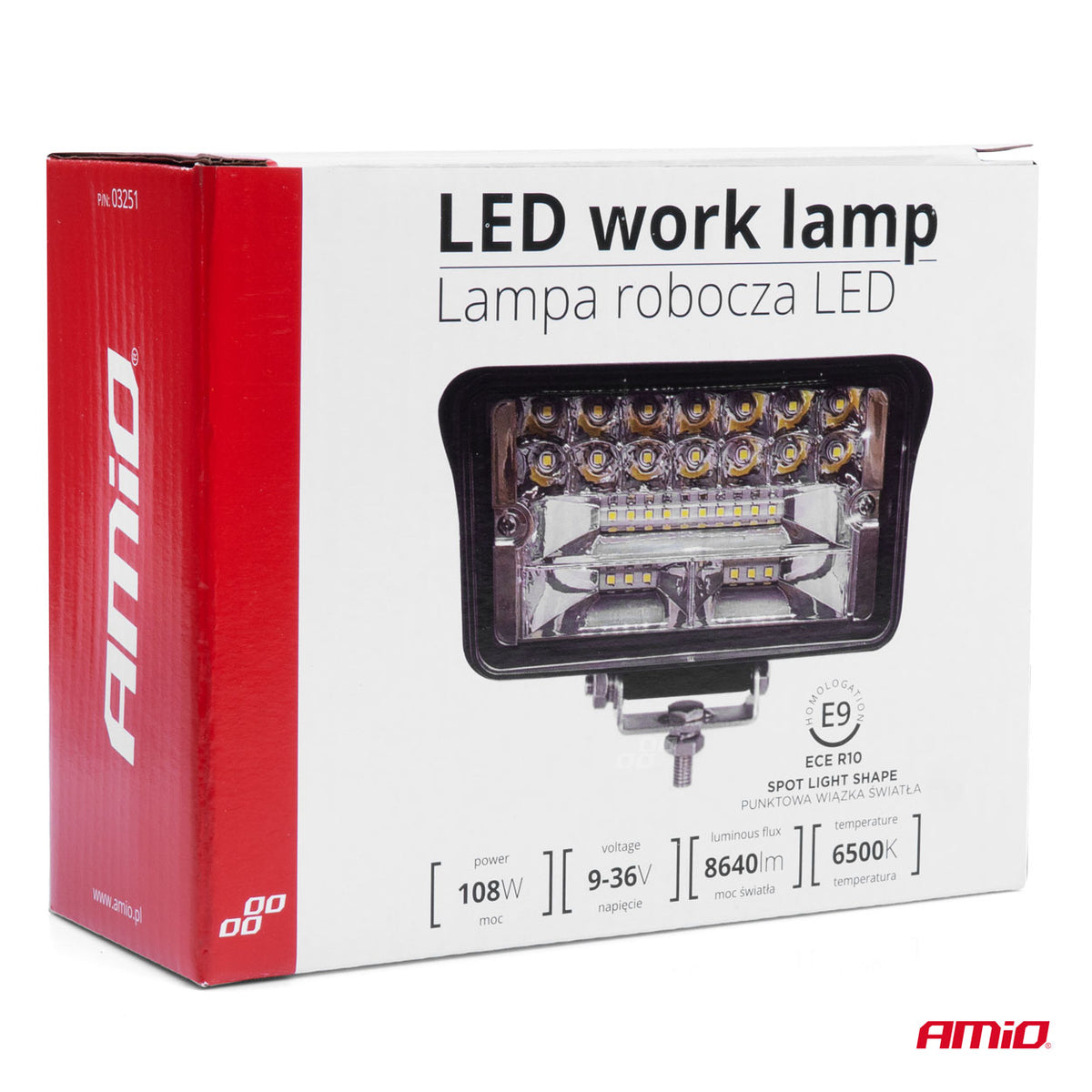 Työvalo AWL40 36 LED-SPOT 9-36 V