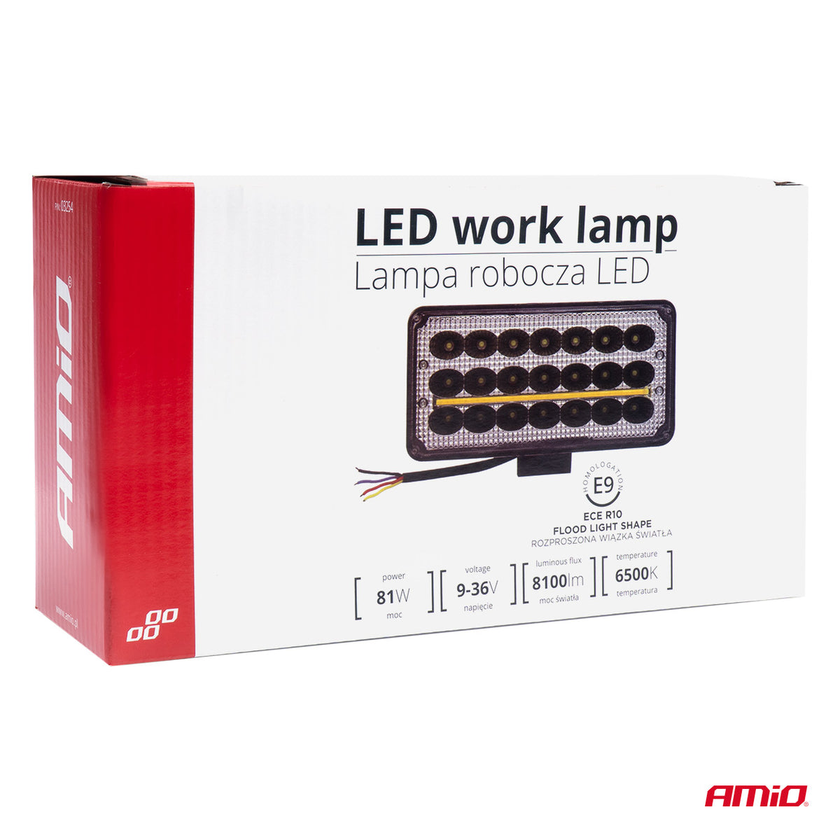 Työvalo AWL43 27 LED-FLOOD 9-36 V