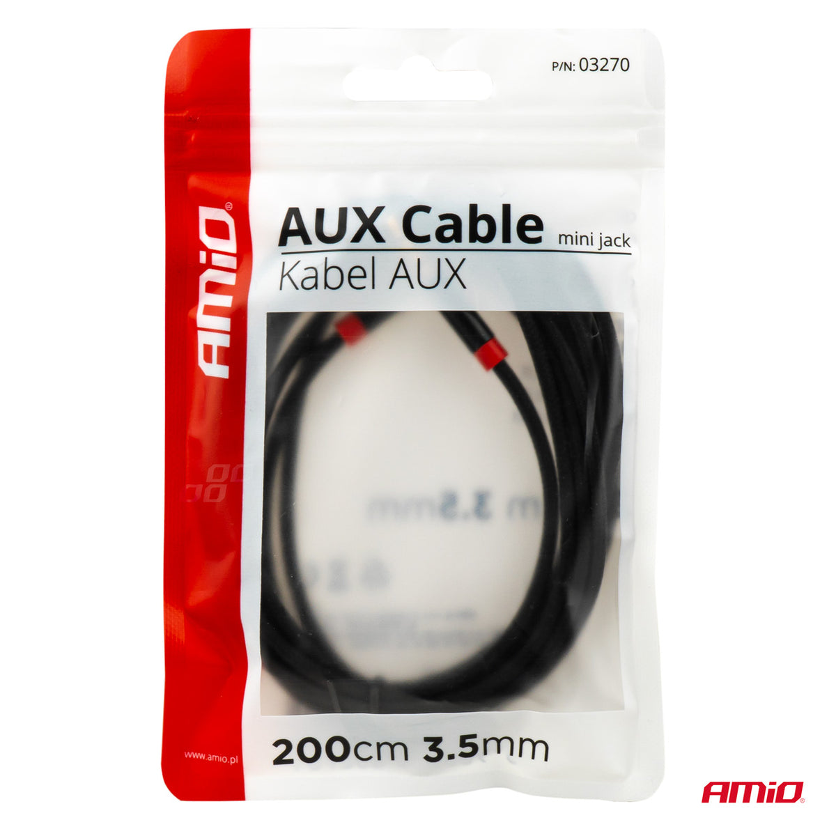 AUX-kaapeli 3,5 mm 200 cm