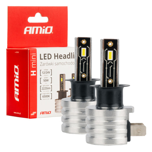 LED-ajovalaisin H3 H-mini AMiO