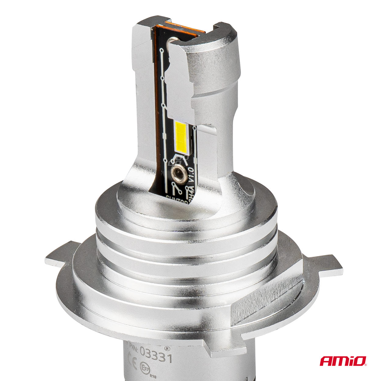 LED-ajovalaisin H4/H19 H-mini AMiO