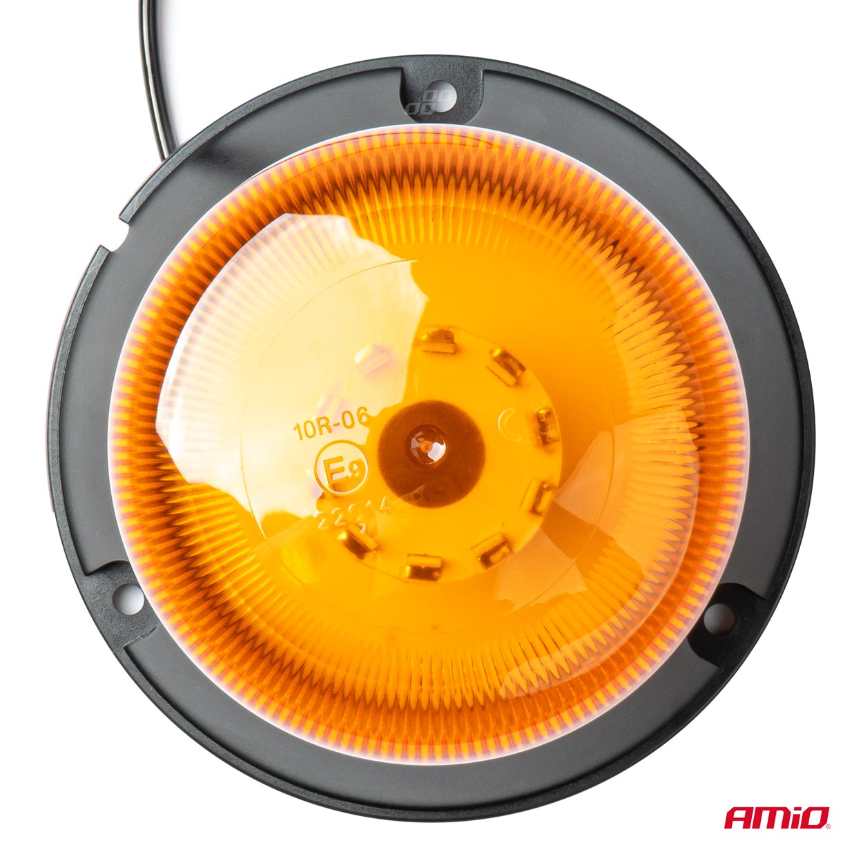 LED-varolamppu W22m Magneettikiinnitys / 3 Vilkkua, ECE R10 60LED 12/24V IP66 AMIO-03337