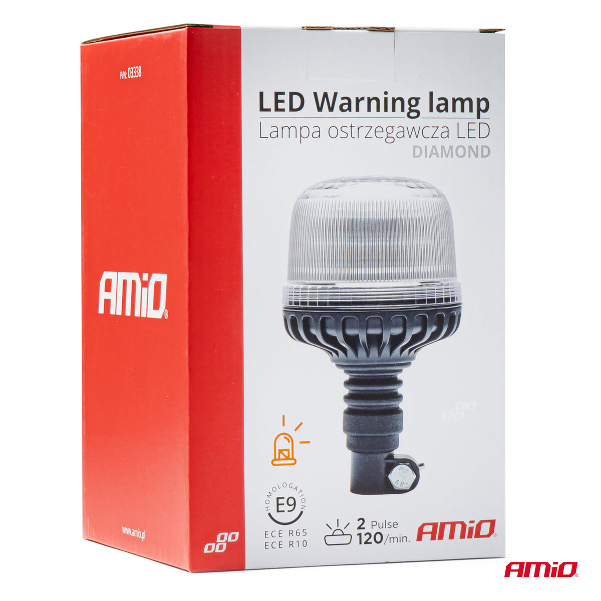 LED-varoitusvalo W25P 12/24 V