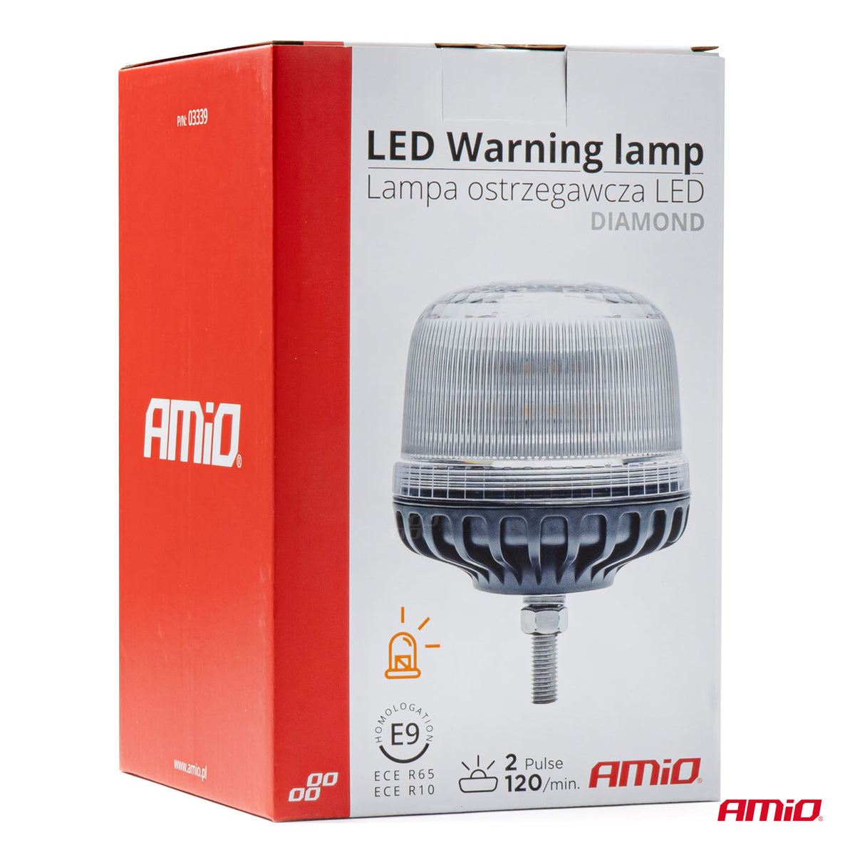 LED-varoitusvalo W25SB 12/24 V