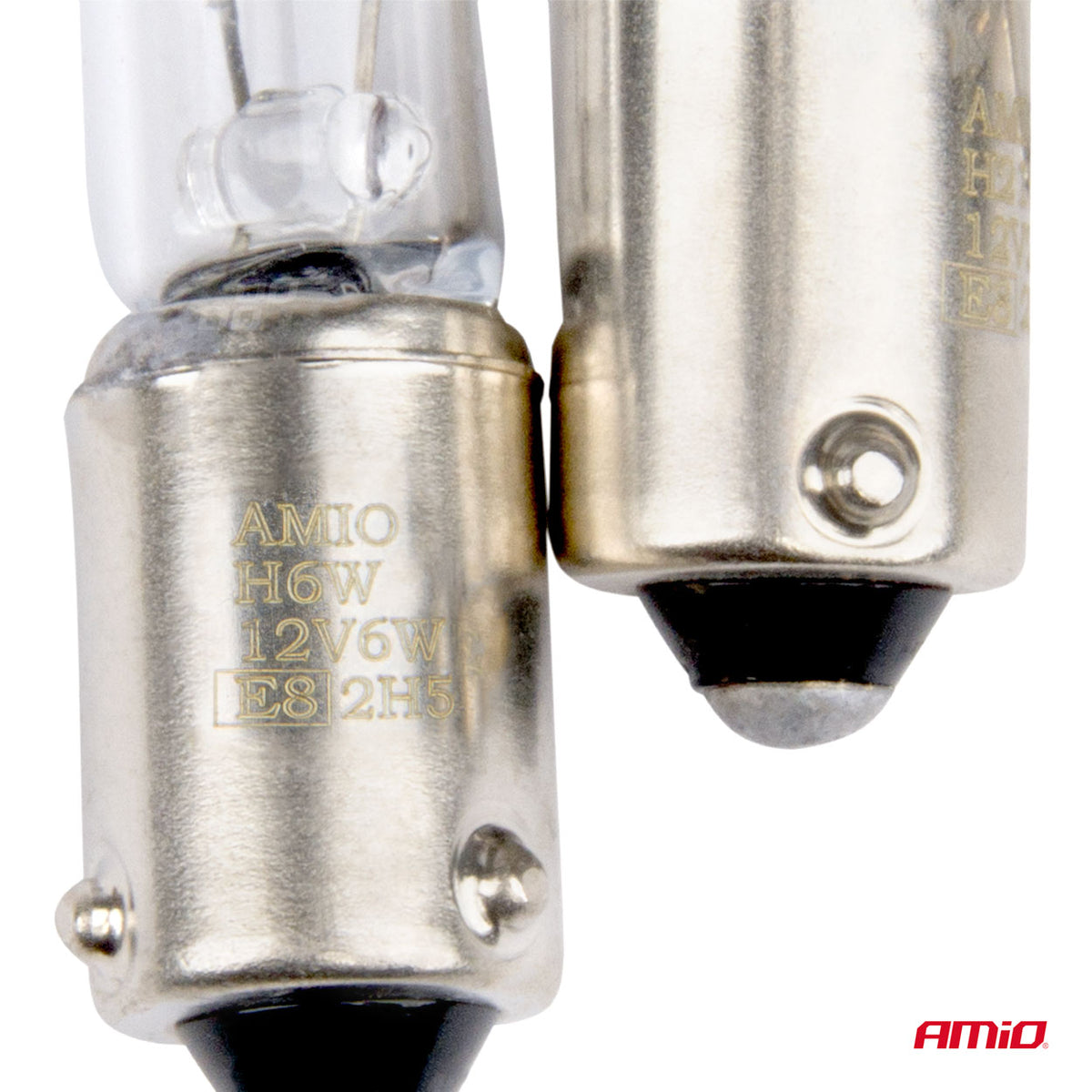 Halogeenipolttimo H6W 12V 6W BAX9S valkoinen 2 kpl blister