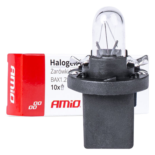 Halogeenipolttimo T5 B8.5D 12V 8,5W BAX1.2W valkoinen 10 kpl