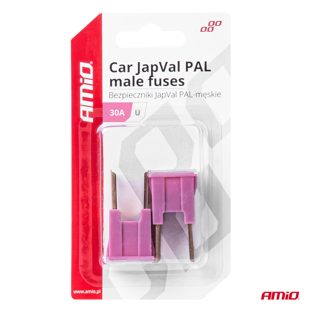 JAPVAL PAL U-autosulake suorilla jaloilla 30A