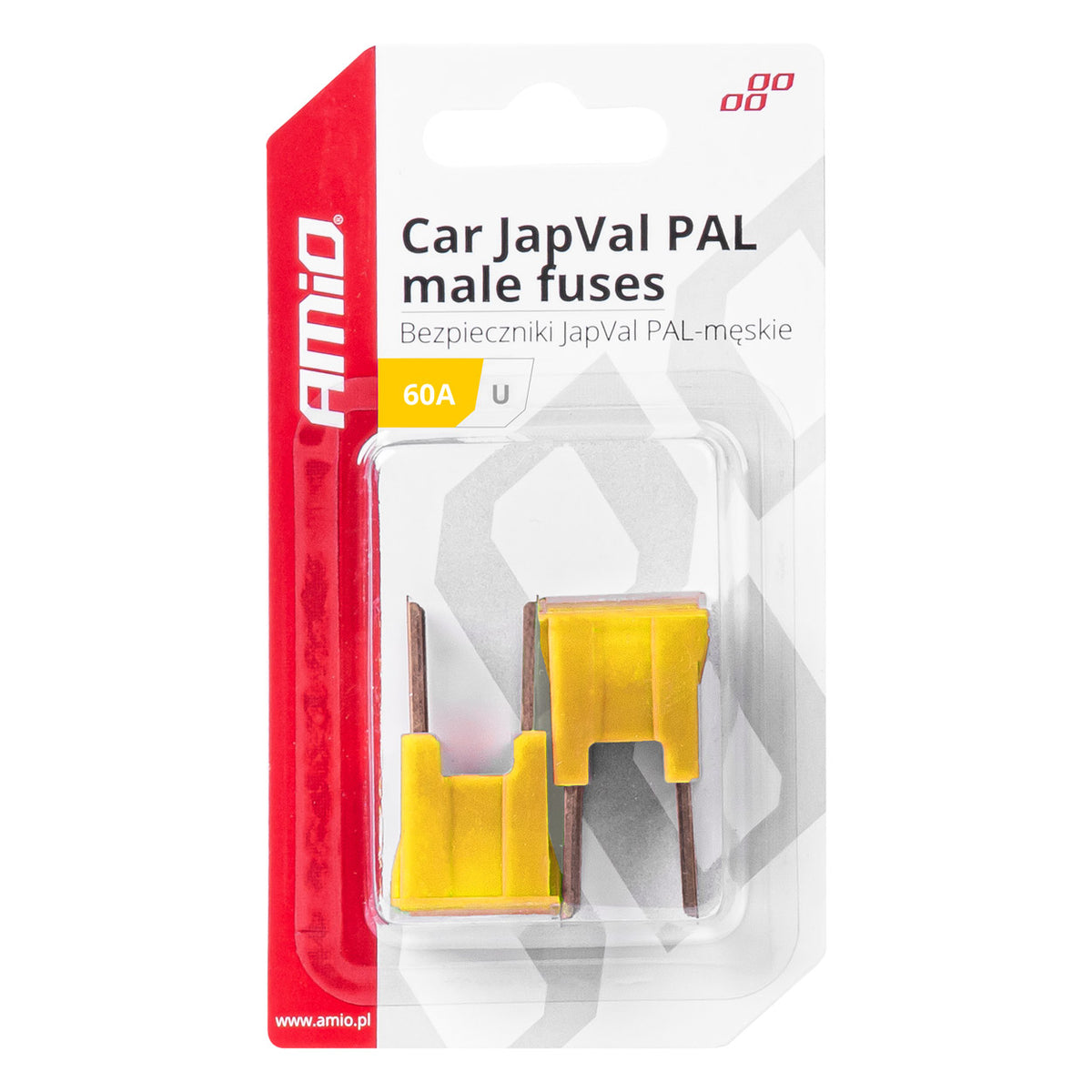 JAPVAL PAL U-autosulake suorilla jaloilla 60A