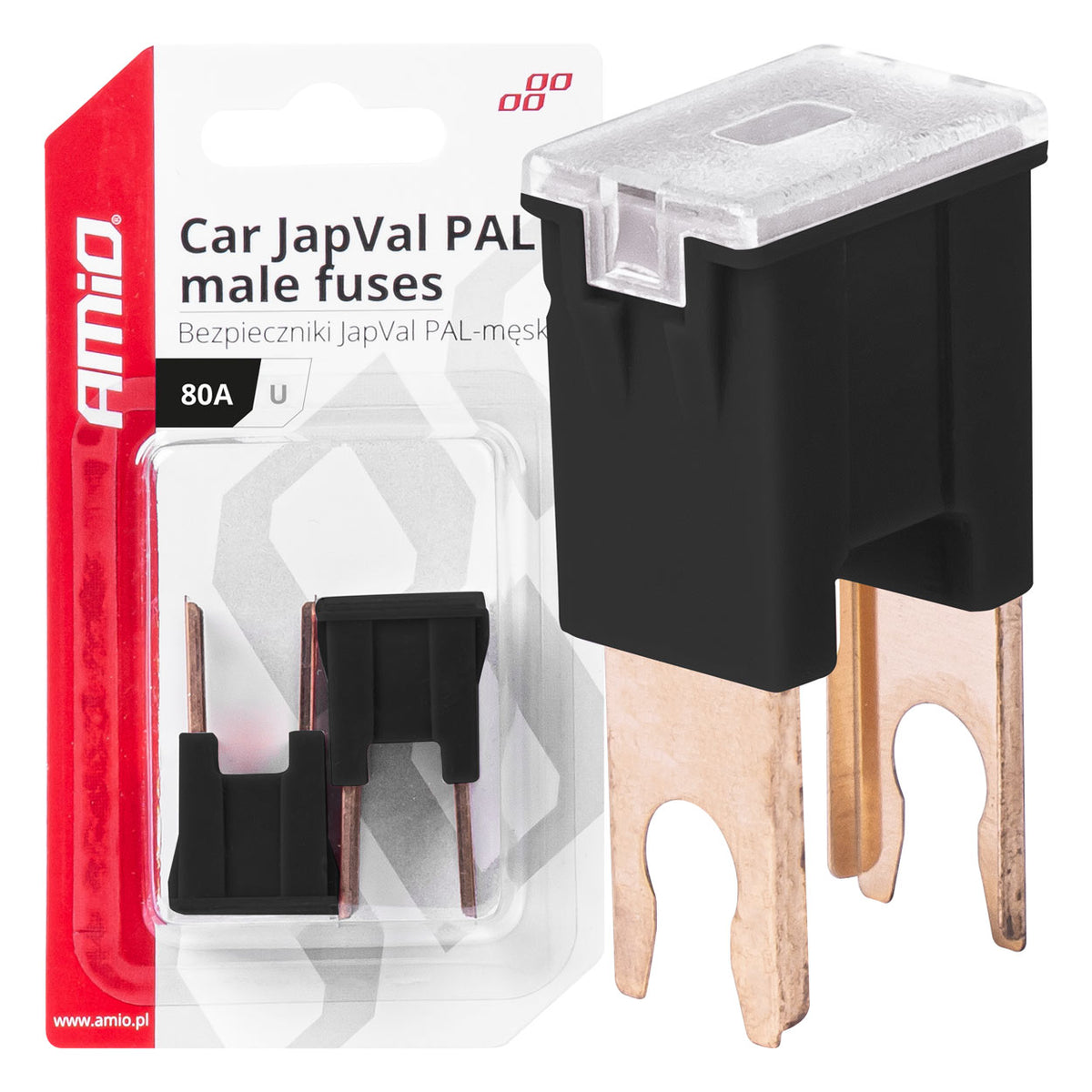 JAPVAL PAL U-autosulake suorilla jaloilla 80A