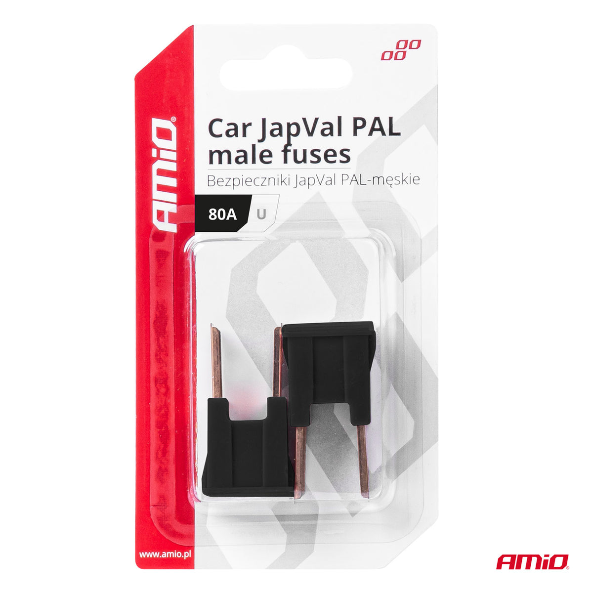 JAPVAL PAL U-autosulake suorilla jaloilla 80A