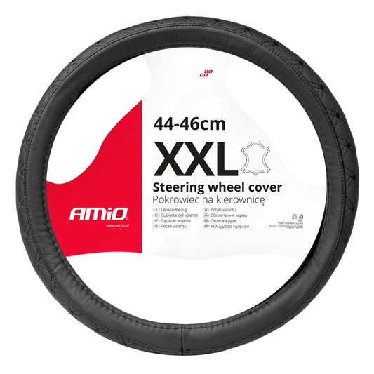 Ohjauspyörän suoja Leather Series SWC-51-XXL (44-46 cm)