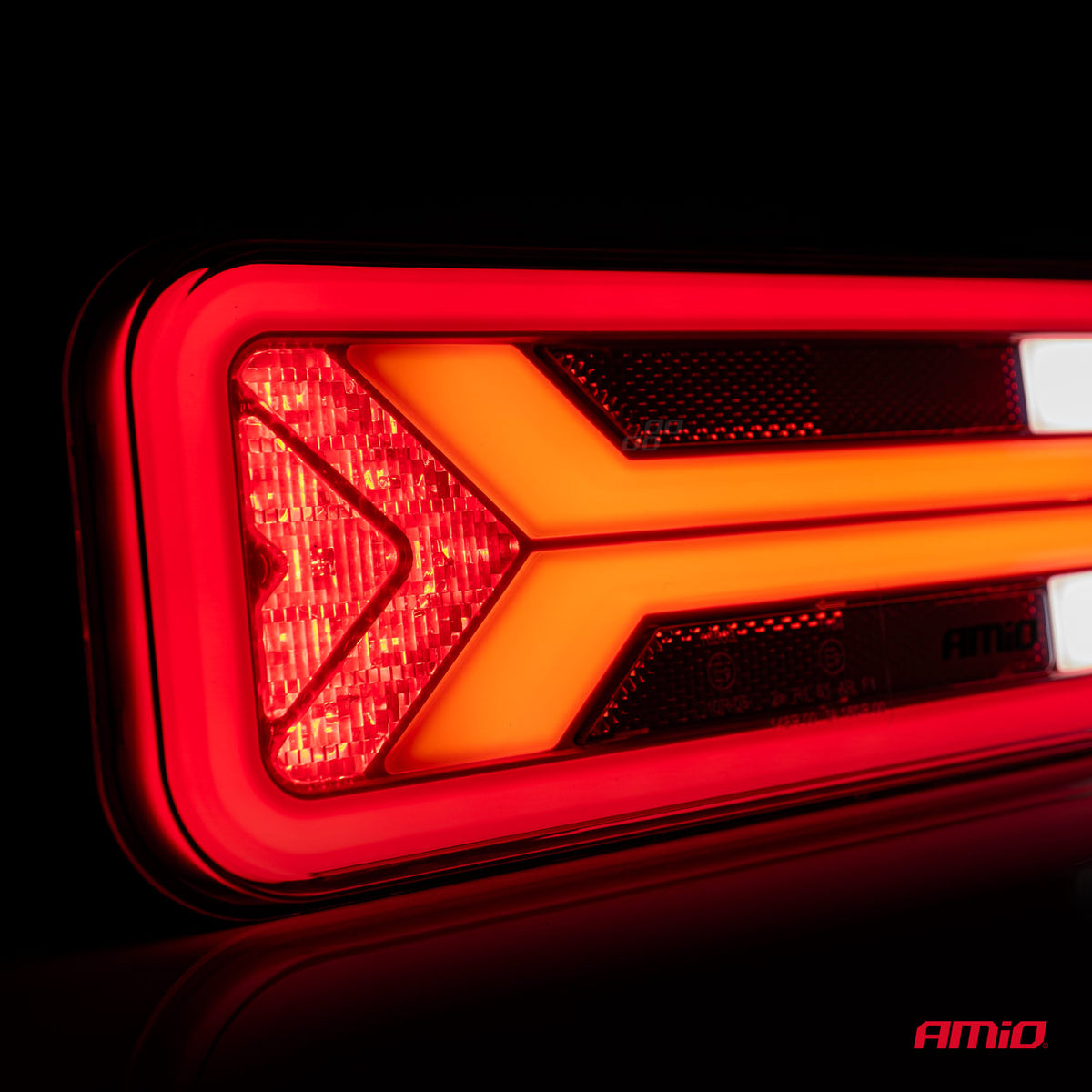 LED-takavalo AMiO RCL-09-L dynaaminen, vasen puoli