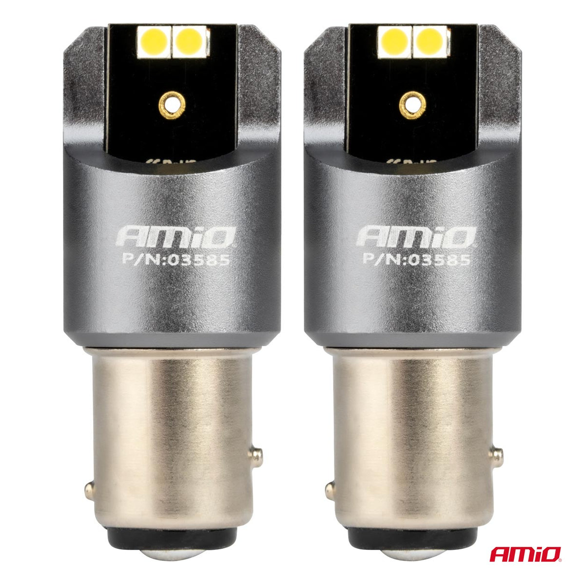 LED CANBUS PRO -polttimo BAY15D P21/5W 4x3030 SMD valkoinen 12/24 V