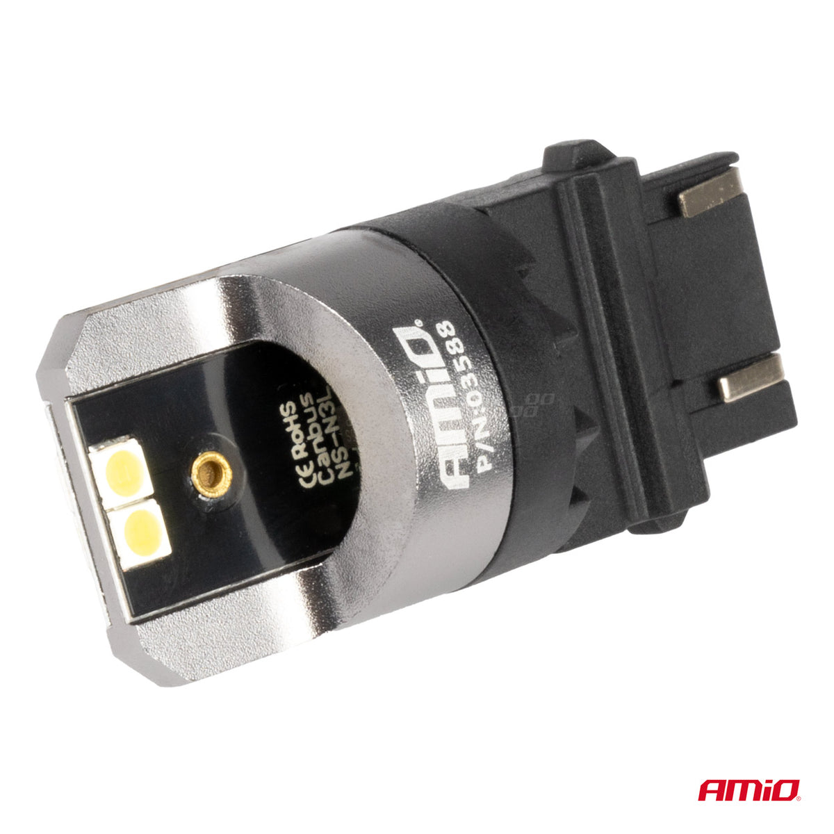 LED-polttimo CANBUS PRO 3157 P27/7W 4x3030 SMD valkoinen 12/24V CANBUS