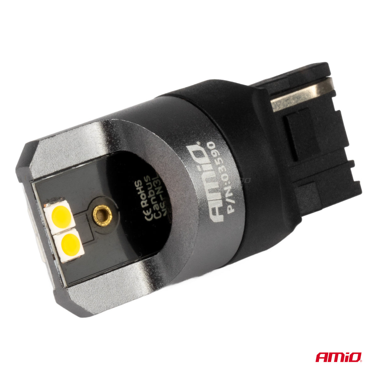 LED-polttimo CANBUS PRO 7440 WY21W 4x3030 SMD oranssi 12/24V CANBUS