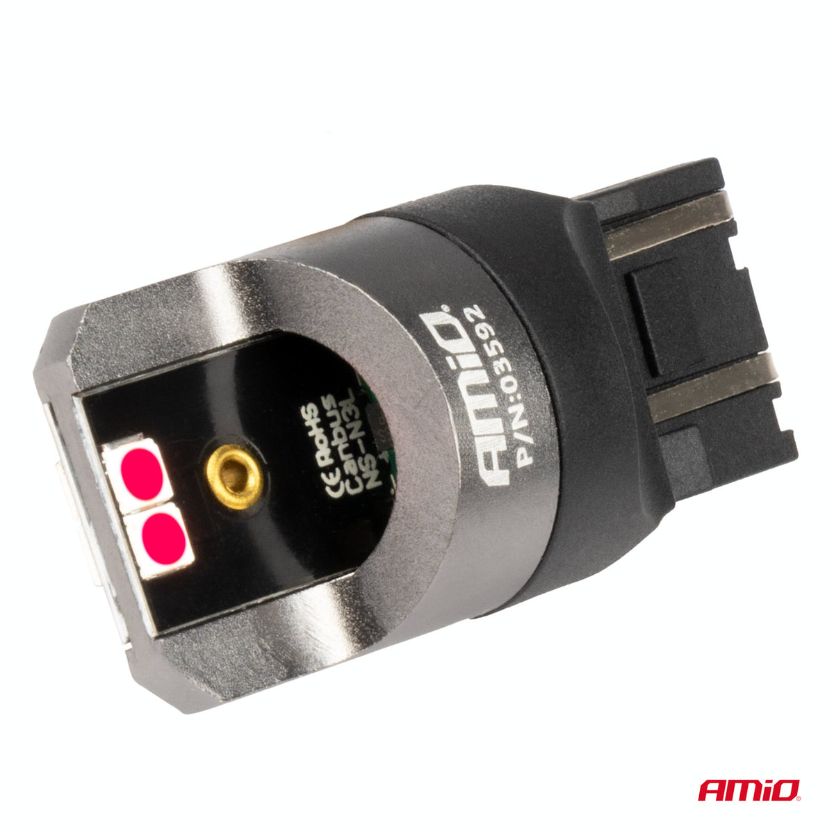 LED CANBUS PRO -polttimo 7443 W21/5W 4x3030 SMD punainen 12/24 V
